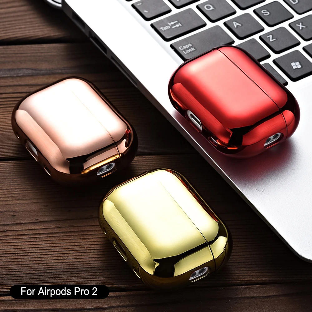 

for Airpods Pro 2 Plating PC Hard Earphone Case for Apple Airpods Pro 2 3 3rd 2nd Generation 2022 Charging Box Protective Cover