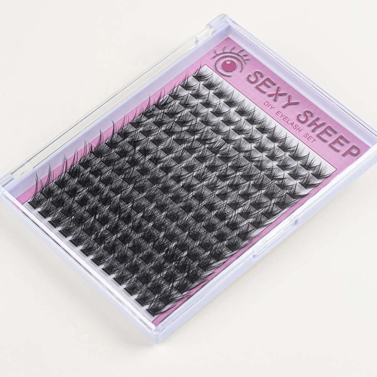 DIY Lash Extension Kit 168pcs Lash Clusters Kit with Mascara Brush Bond and Seal Lash Glue Remover Lash Tweezers