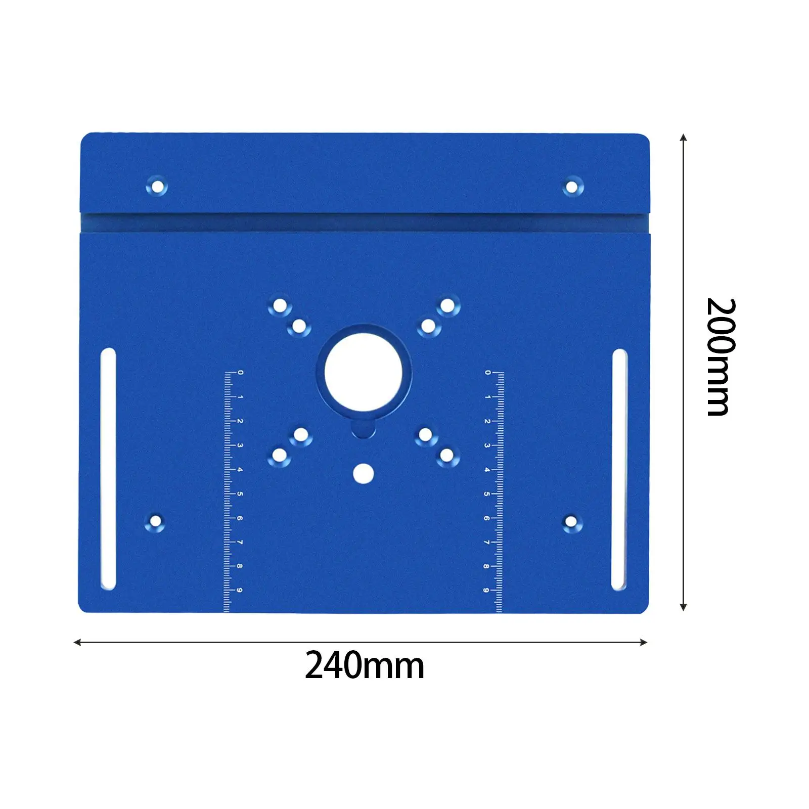 Router Table Insert Plate, Bancos Multifuncionais para Carpintaria, Router Flip Plate for Milling, Máquina de corte, Decoração Trabalhadores