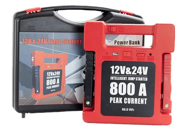 40000mAh Portable Car Jump Starter Motorcycle Truck LED Light Lithium Battery Pack Tire Air Pump 4000A Spark Proof Emergency