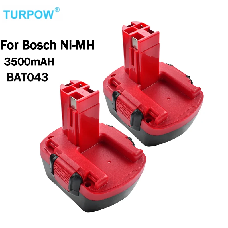 

12V For Bosch 3500mAH Ni-MH 12 Volt screwdriver battery BAT043 BAT045 BAT046 2607335273 2607335274 PSR