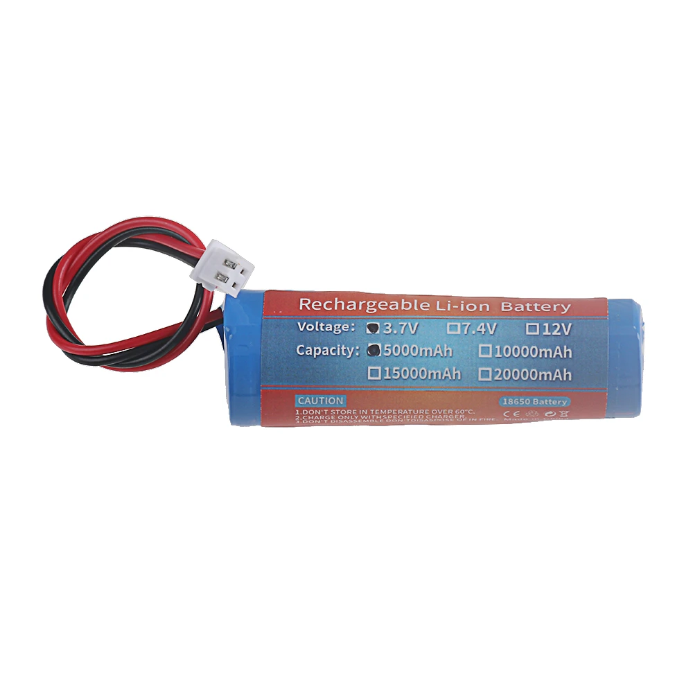 3.7V 18650 Lithium Battery Pack 3000mAh 8000mAh 12000/20000mAh for Fishing LED Light Bluetooth Speaker Emergency DIY batteries