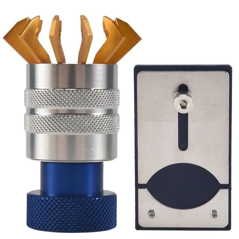 75STO-Crystal Lift Glass Cop Watch Opener Remove Watch Glass Platform Blue