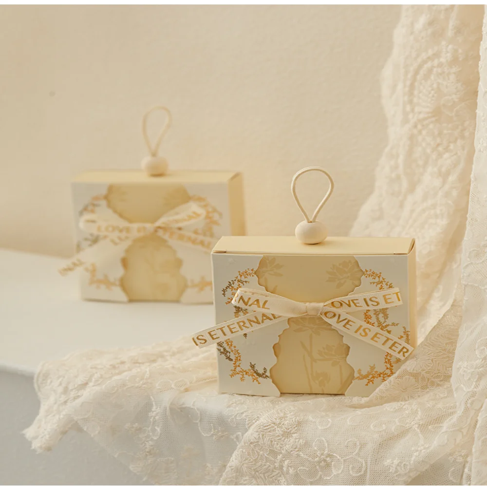 Gift Bags Decorative Chocolate Gift Boxes Kraft Paper Candy Boxes Elegant Party Decor Boxes For Candy Packaging Gift Giving