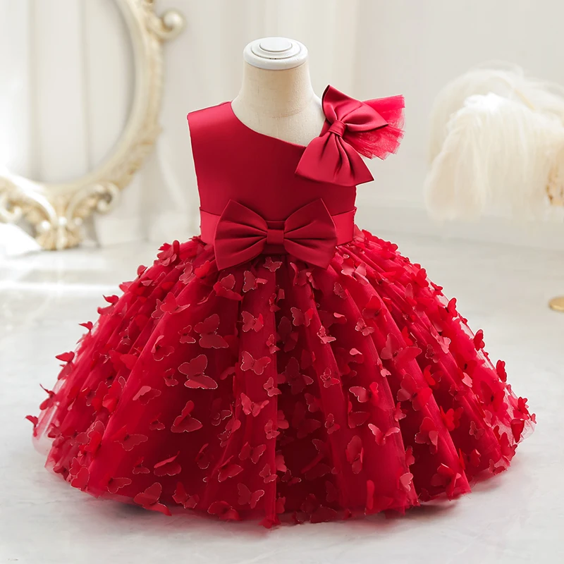 

Girl's dress Little child's mesh gauze pommel skirt Dinner dress Sleeveless Princess skirt Purple M133