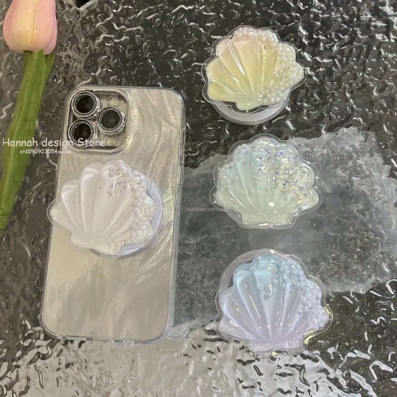 Красивый кронштейн в виде ракушки зыбучих песков, ручка для телефона, держатель для колец Griptok, универсальный держатель-подставка для телефона