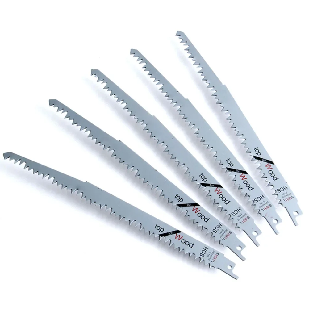 1/3/5PCS Reciprocating Saw Blade 240mm High Carbon Steel Pruning Saw Blade Saber Saw Blade S1531L For Metal Or Wood Cutting