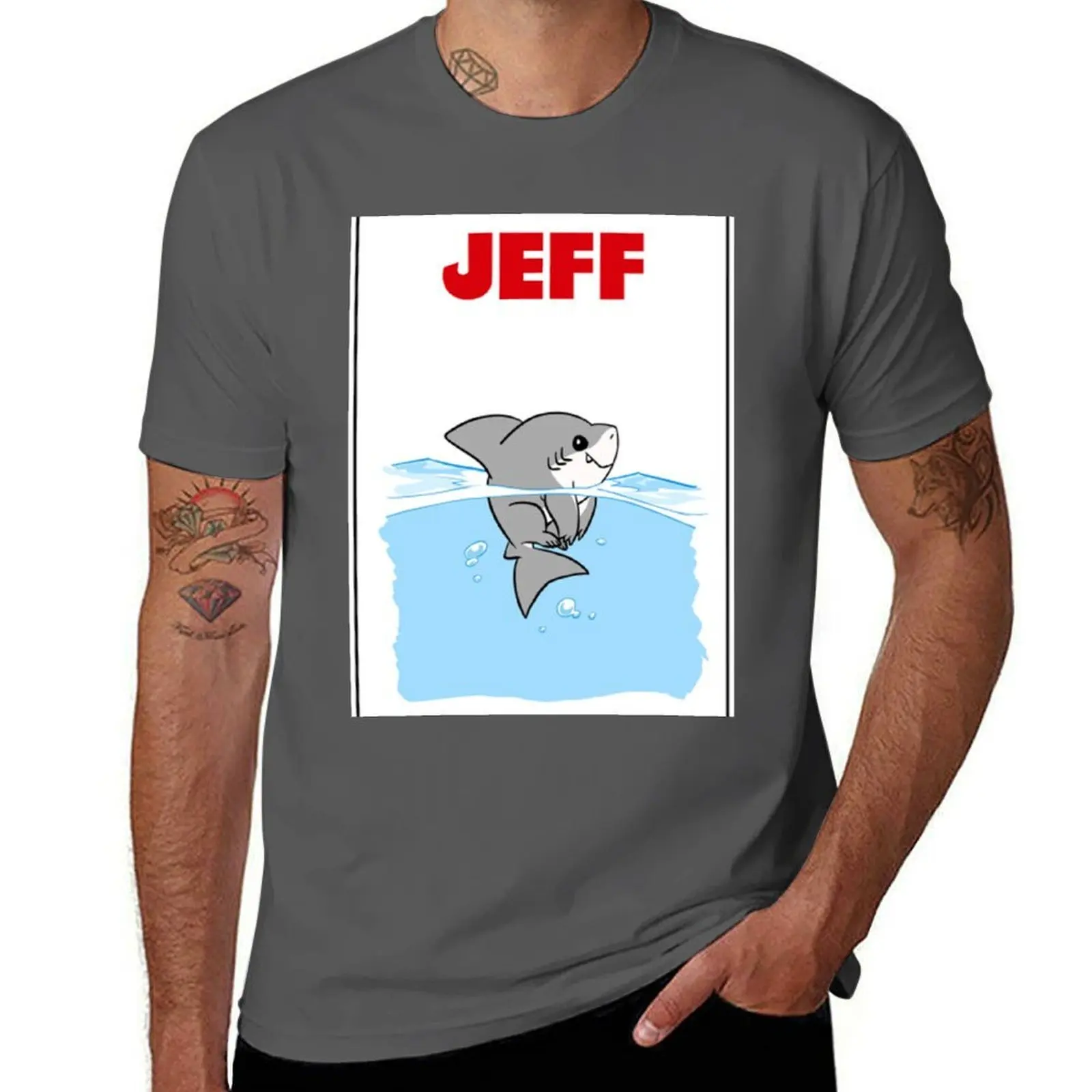 

Jeff The Landshark T-Shirt Streetwear Print Tee Shirt