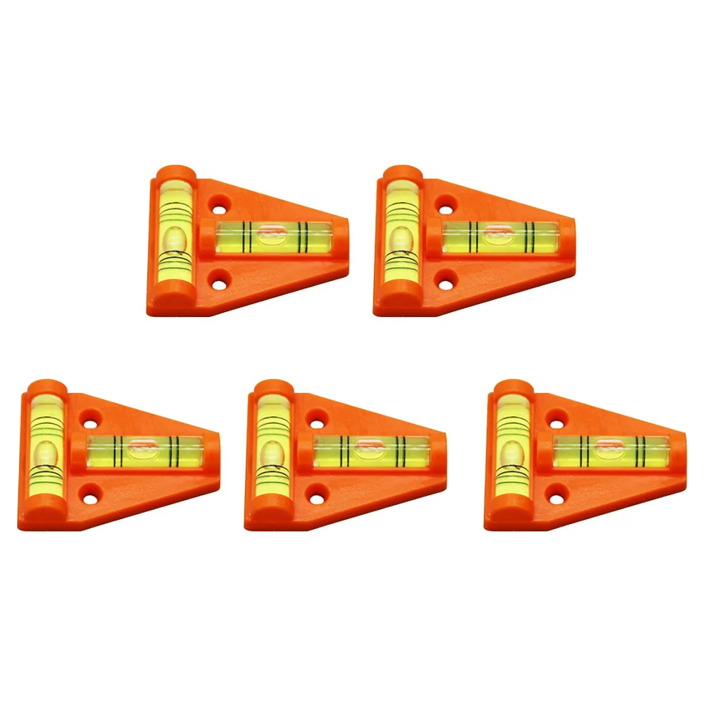 5Pcs Two Way T-Shape Mini Leveller BubbleLevel Horizontal Bubble Triangle Level PrecisionBubble Measuring Kit