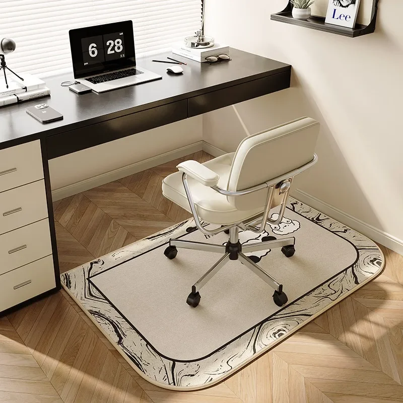 Study Chair Carpet for Dressing Table, Desk Floor Mat, Roller Skating Chairs, Sound Insulation Mats, Home Decoration Rug