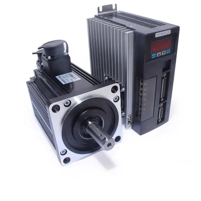 

Factory Original 1000W 4NM AC Servo Motor Actuator Set 80ST M04025 220V 3000rpm Single-Phase 60Hz Frequency For Control Enclosed