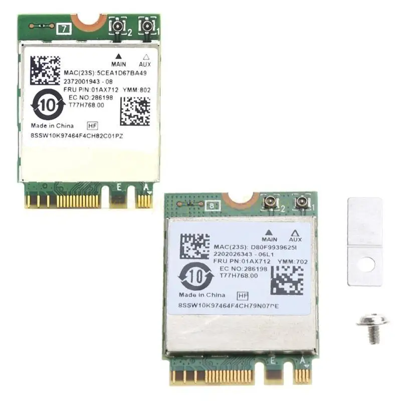 Wi-Fi Card Rtl8822BE 802.11AC 2,4G/5 ГГц 1200 Мбит/с.