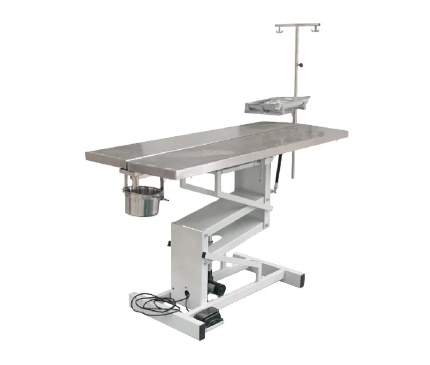 

factory direct sales of new animal pet operating table veterinary hospital special stainless steel electric lifting table