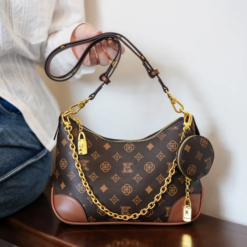 

Luxury Designer Ladies Shoulder Bag Leather Crossbody Handbag Messenger Tote Elegant Classic Famous Brand Women's