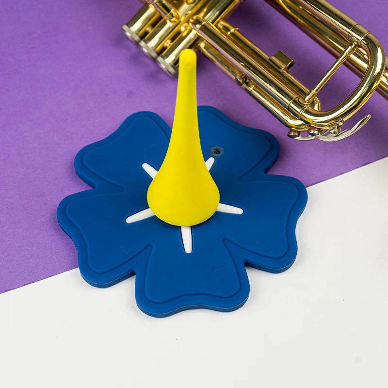 زهرة الكركديه B-حامل البوق المسطح حامل الزهور حامل عرض البوق حامل عرض الآلات الموسيقية غير البقشيش