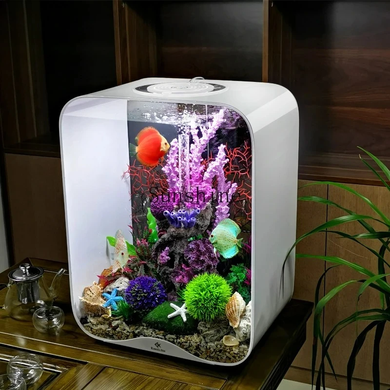 

Living room fish tank intelligent ecological desktop mini new filter oxygen generator