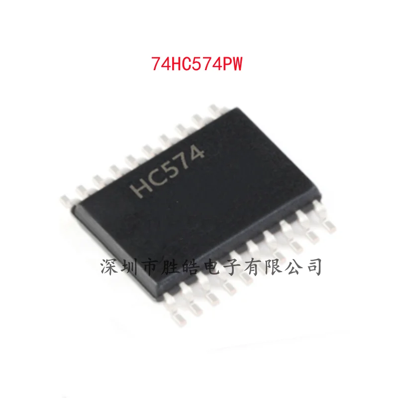 

(10PCS ) NEW 74HC574PW , 118 74HC574 Three-State Output Eight-Way D-Type Positive Edge Trigger TSSOP-20 Integrated Circuit