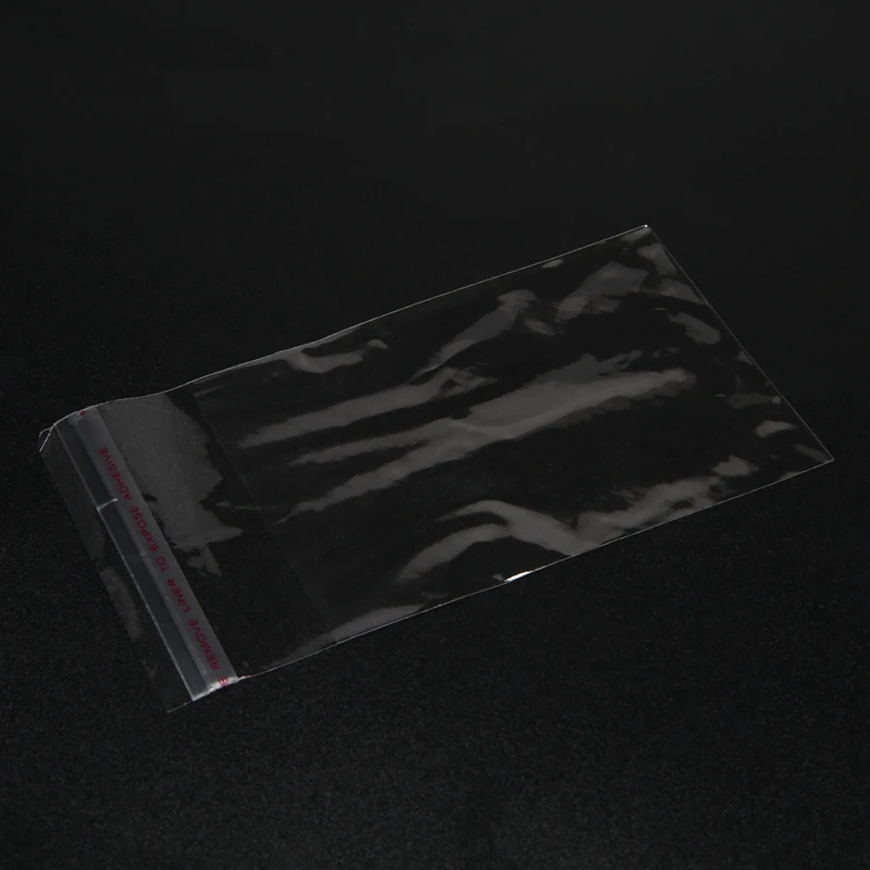 200 Clear Self Adhesive 7Cm X 13Cm Peel And Seal Plastic Bags For Small Objects, Jewellery, Arts And Crafts Display Packaging