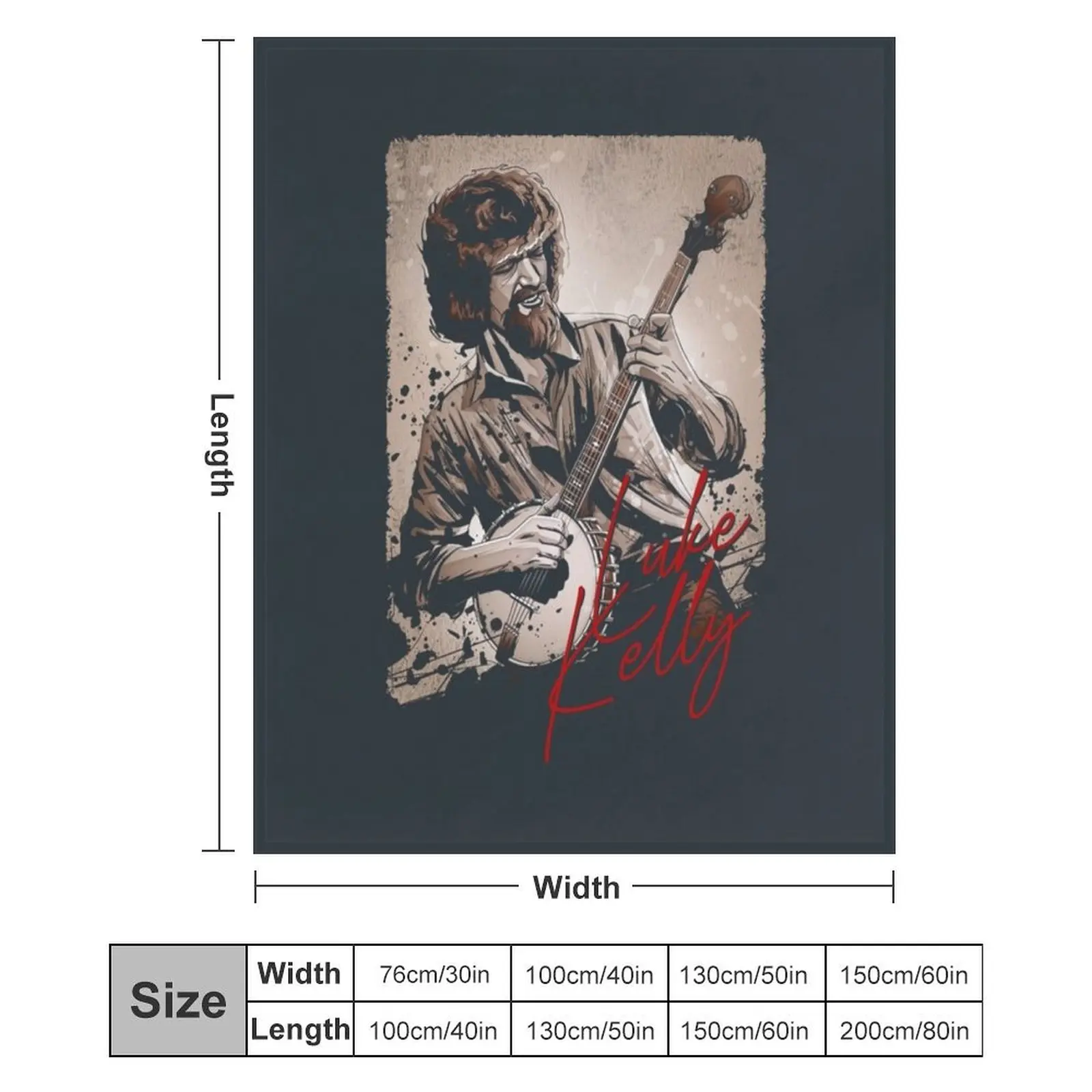 LUKE KELLY Throw Blanket Hairy Quilt Luxury Brand Bed Blankets