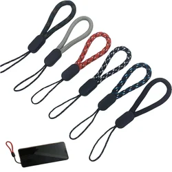 10 Pcs Finger Lanyard Phone Small Wrist Strap Nylon Phone Lanyard Strap Portable Finger Lanyard Wristlet Strap for Key 4.33inch