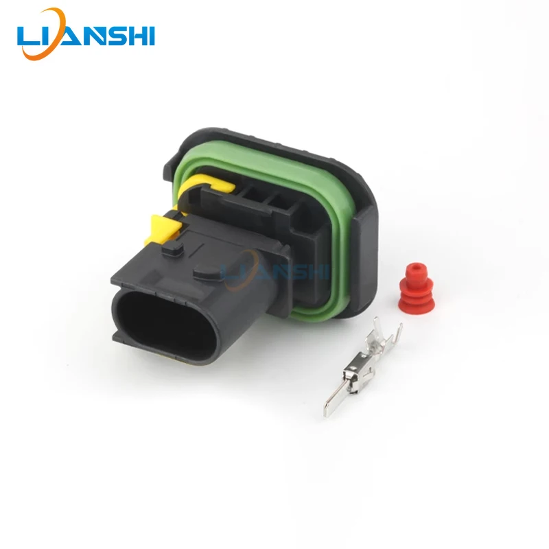 1-1418483-1 Male and female 1-1703841-1 Suitable for TE type new energy vehicle waterproof connector 2-hole matching terminal