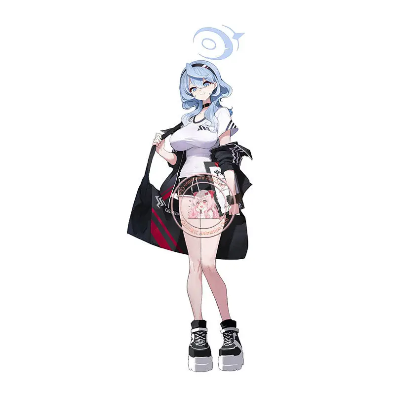 15CM Blue Archive Anime Hinoyami Chinatsu Amau Ako Cosplay Cute Game Acrylic Stand Model Plate Desktop Ornaments Christmas Gifts