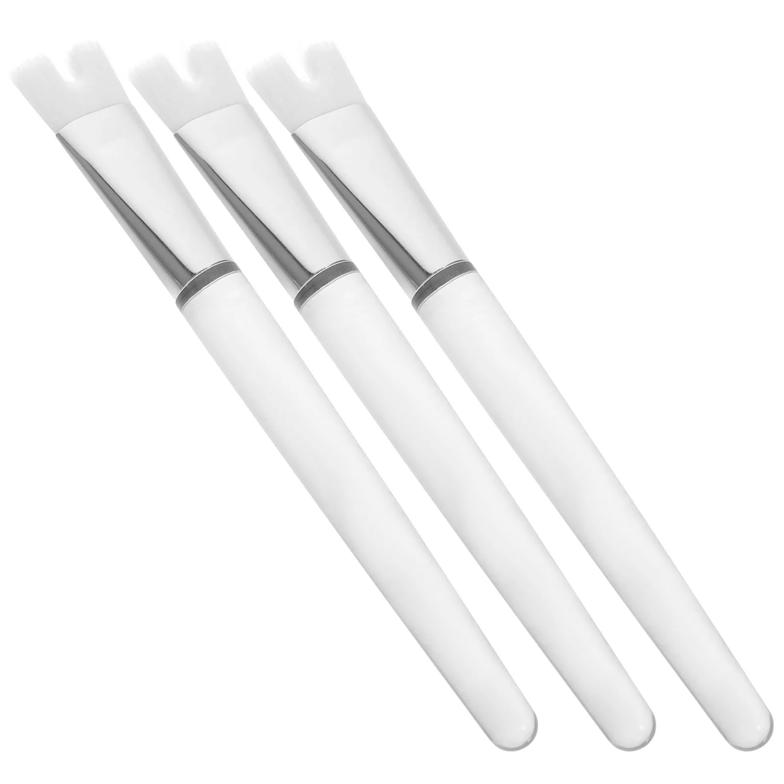 3 قطعة فرشاة تحديد الأنف شعيرات ناعمة قبضة مريحة لتطبيق سلس مزيج لطخة تحديد منطقة الحاجب اللمس