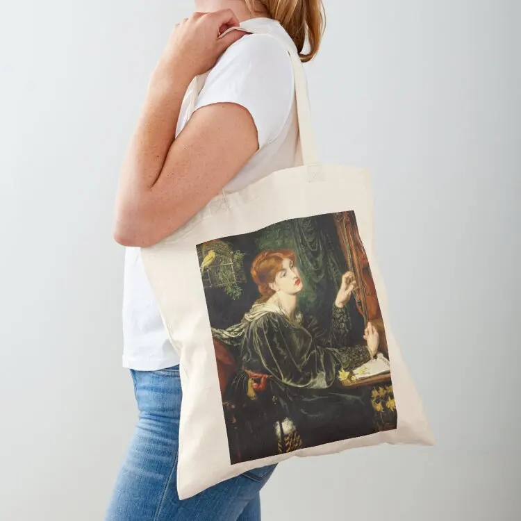 Dante Gabriel rossetti - La Ghirlandata,No,02. Tote Bag female bag Eco bag Shopper