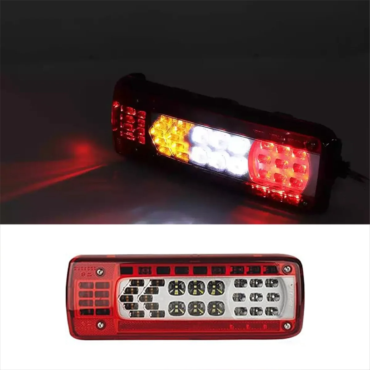 Right Rear Brake Signal Light 24V LED Tail Lamp with Buzzer 82483073 for Volvo Trucks Series FM450 FM460 FMX500