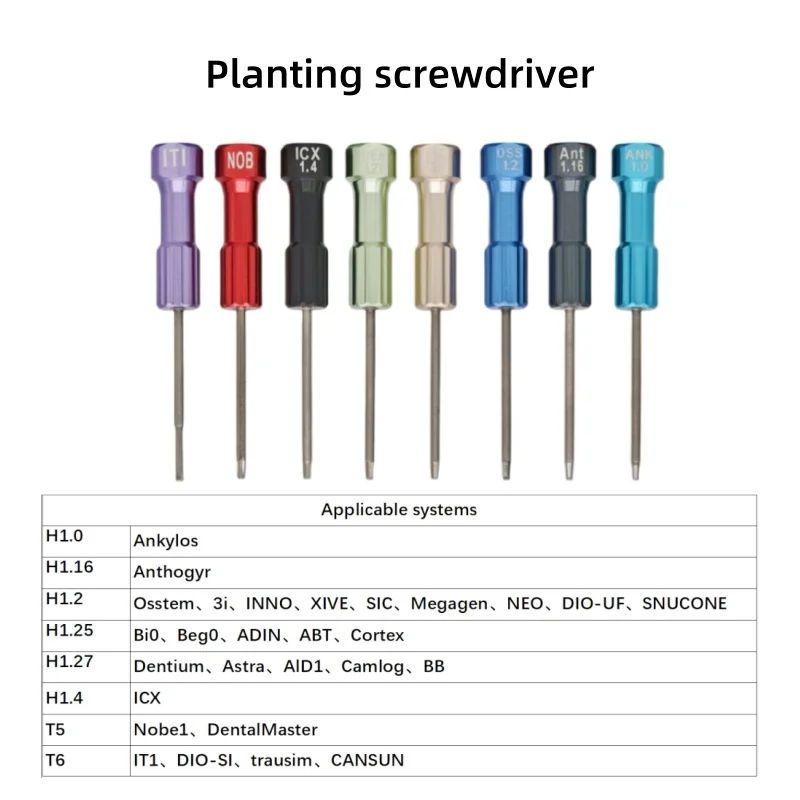 One Set Screw Driver Tool Implants Tool Planting screwdriver