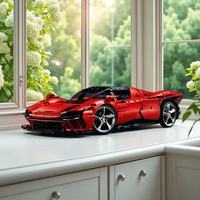 2025 NEW In Stock Technical Compatible 42143 Ferraried Daytona SP3 Supercar Building Blocks Car Model Bricks for Christmas Gifts