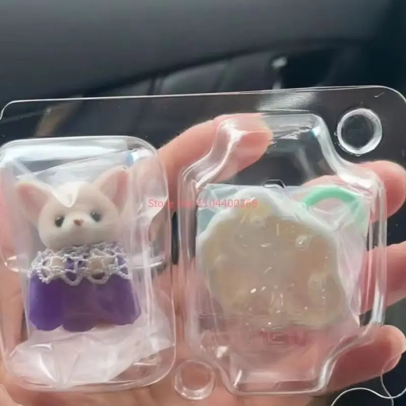 Hot Sylvanian Families Bakken Make-Up Magic Society Serie Blind Pouch Figuren Meisje Huis Poppen Handgemaakte Kind Speelgoed Kamer Decora