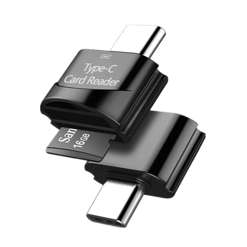 

Практичный считыватель карт TF TF Card TO Type-C Устройство чтения карт OTG Адаптер карты памяти к USB C Высокоскоростной для мобильных телефонов Ноутбук