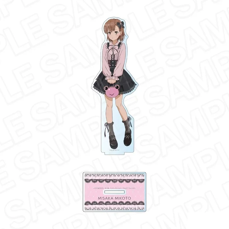 15cmAnime A Certain Scientific Railgun T Acrylic Stand Model Bookshelf Decoration Lovely Products  Bookshelf Decoration Keychain