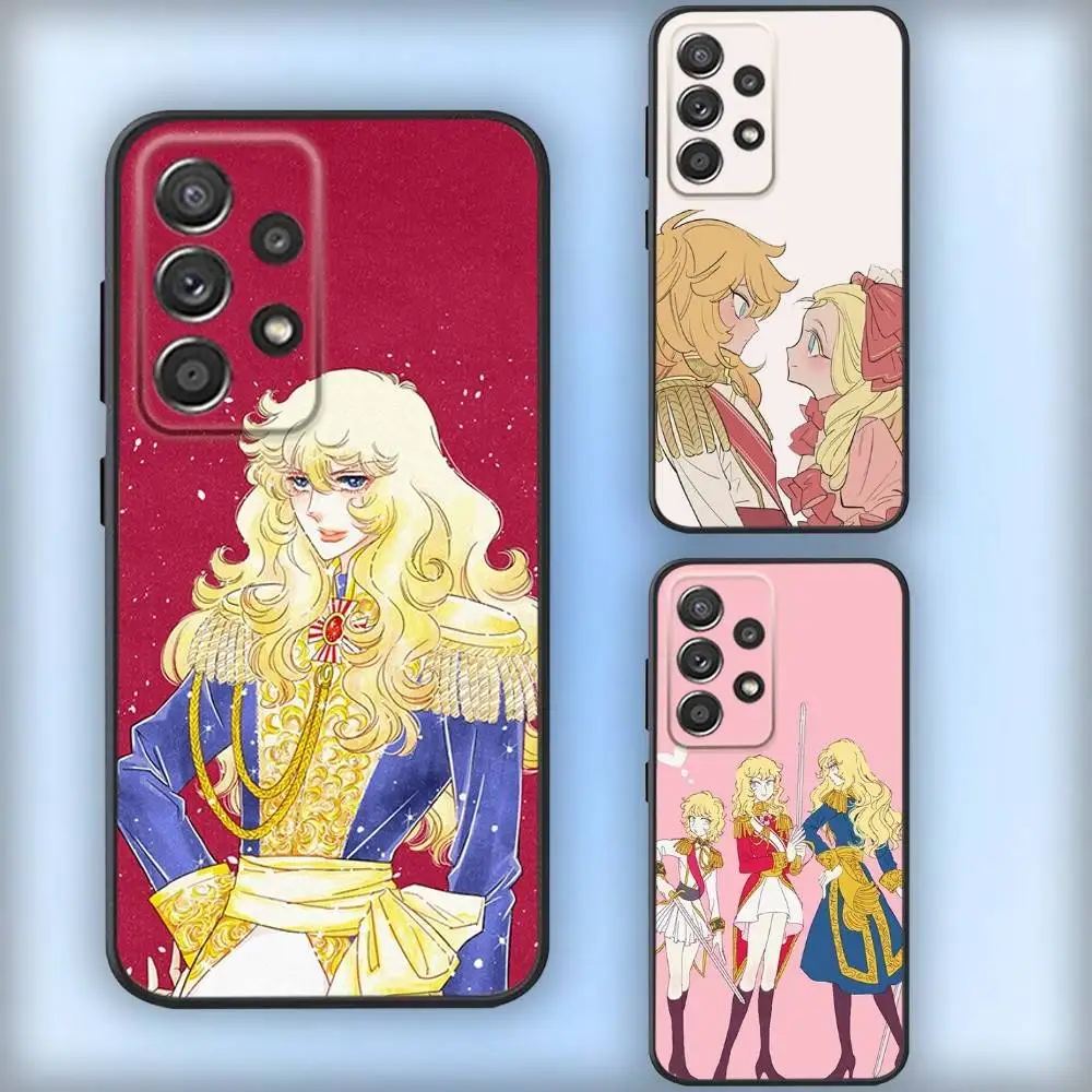 

Ainme R-Rose Of V-Versailles Phone Case For Samsung S25,S24,S21,S22,S23,S30,Ultra,S20,Plus,Fe,Lite,Note,10,9,5G Black Cover