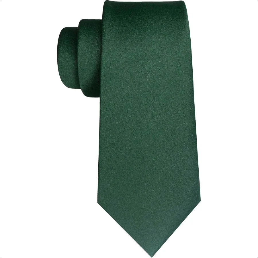 

RBOCOTT Solid Color Polyester Tie Necktie for Men 8cm
