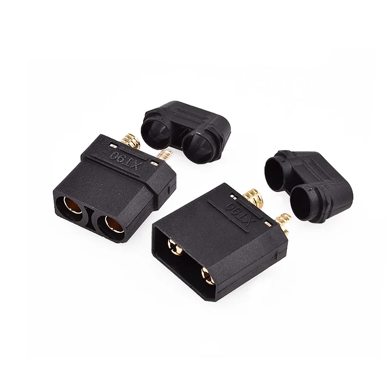 XT90 Male and Female Headers for RC Model Lithium Battery Connectors High Current Banana Plug ESC Gold Plated Charging Port