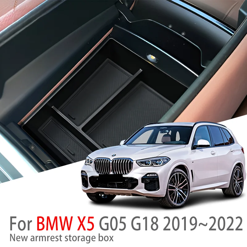 

Автозапчасти, подходят для BMW X5 G05 G18 2019 2020 2021 2022, автомобильная центральная консоль, подлокотник, ящик для хранения, многофункциональные аксессуары
