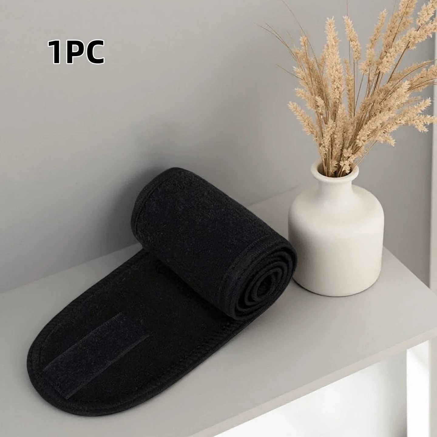 

Adjustable Facial Spa Headband For Cleansing Makeup Yoga Durable Knitted Acetate No Battery