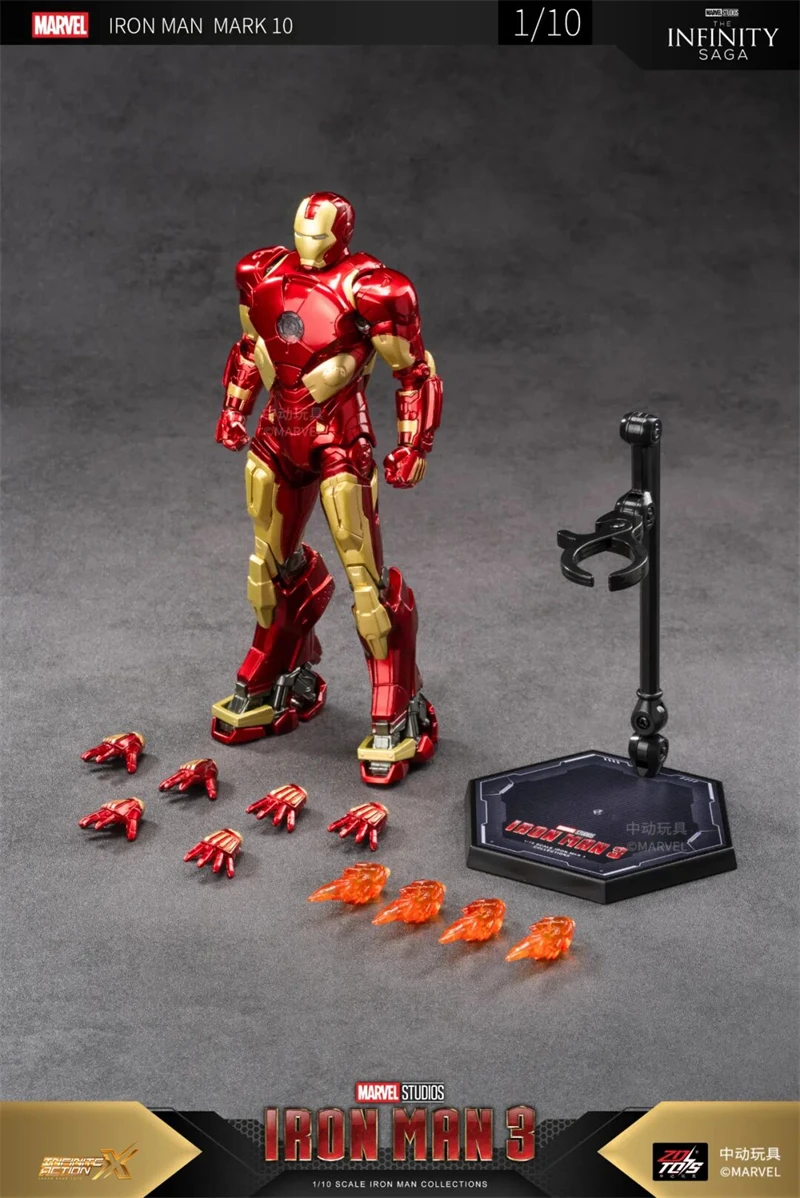 Original ZD Spielzeug Iron Man Tony Stark MK9 MK14 MK12 MK27 MK15 MK35 MK22 MK40 Hammerhead Action Figur Anime Sammeln Modell Geschenke – Detail 17