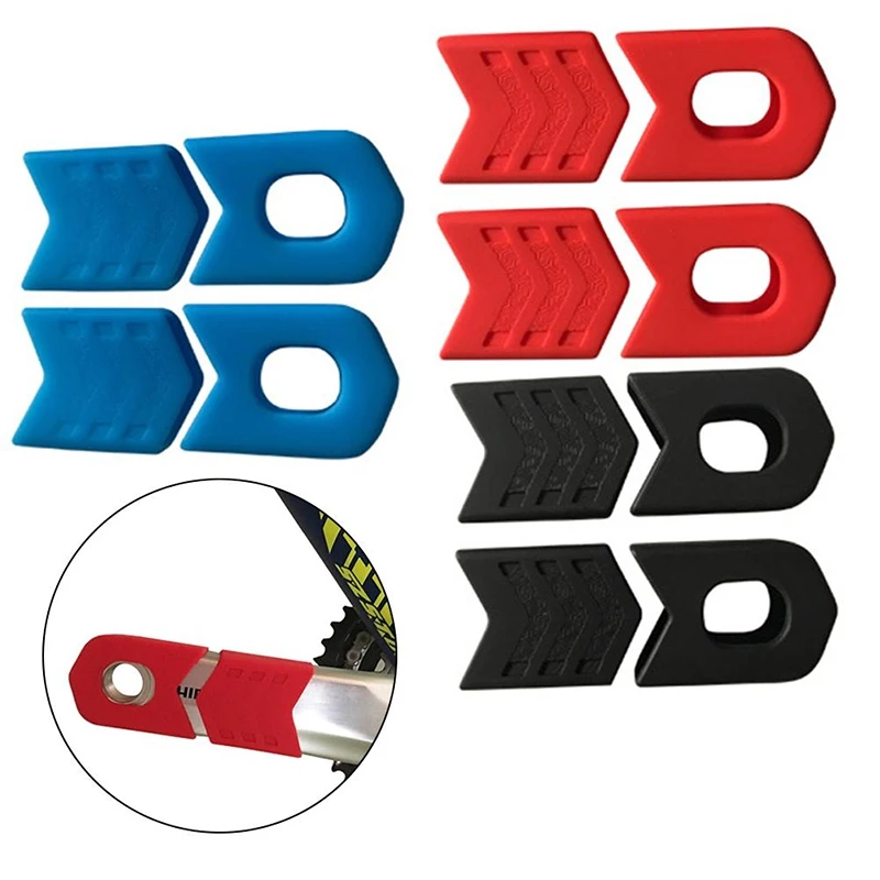 ENLEE MTB Rennrad Fahrrad Kurbel Arm Schutz Abdeckung Kurbelgarnitur Kappe Schutz Silikon Fahrrad Kurbel Stiefel Staub Proof Abdeckung Boot – Detail 12