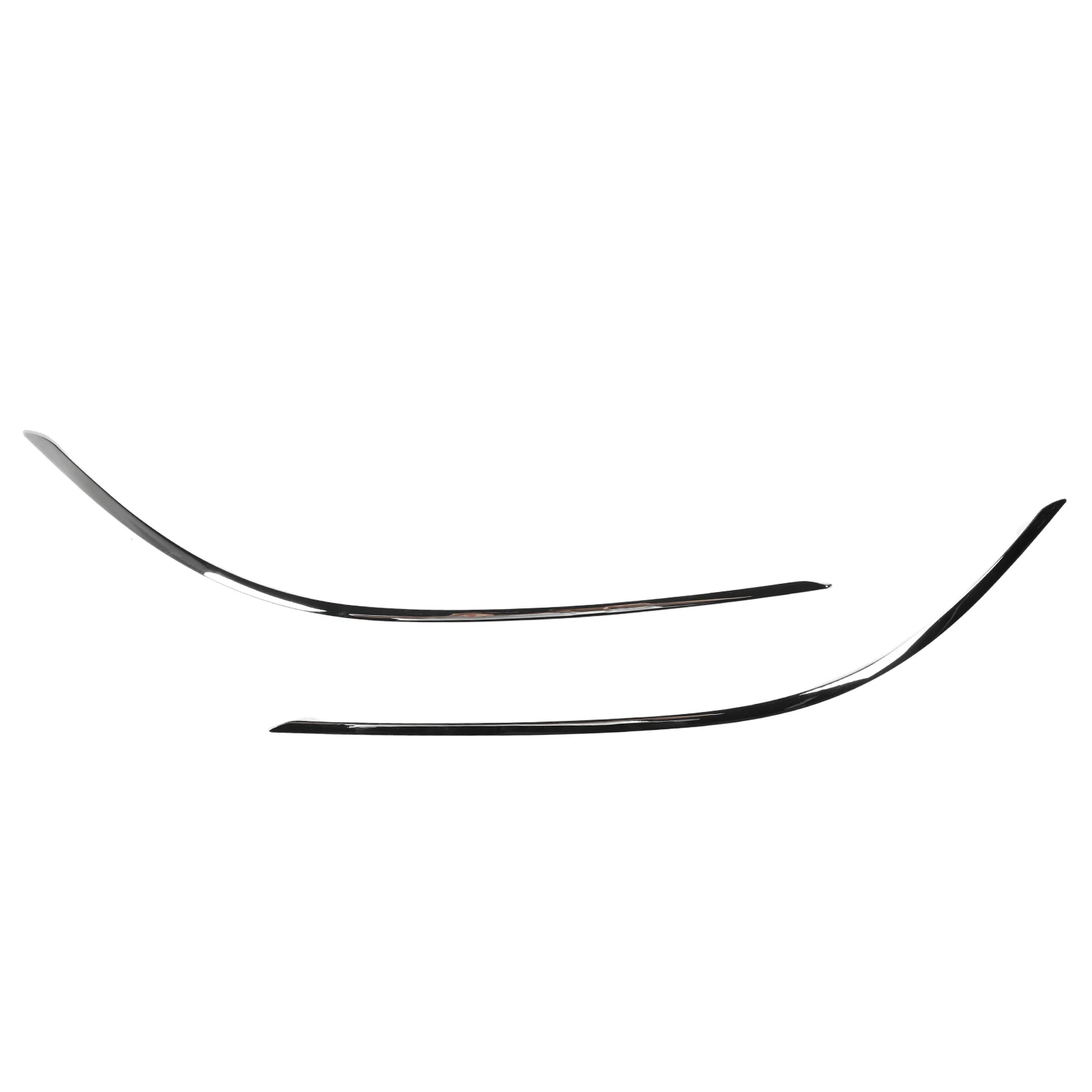 

Suitable for C-Class W204 Facelift 2011-2014 Standard Model 2Pcs Front Bumper Lower Chrome Molding Trim Replacement Parts