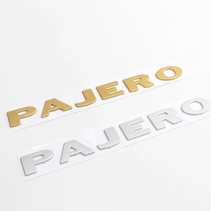 1 Pieces PAJERO Logo V31 V32 V33 V43 Car Accessories CarDecalsCar Body Rear Fender Stickers Badge Emblem Stickers