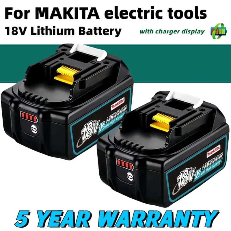 

FOR Makita li-ion Battery 100% compatible for Makita 18V power tools DDF487 DTW190 DTD156 DHP485 Replacement Lithium battery