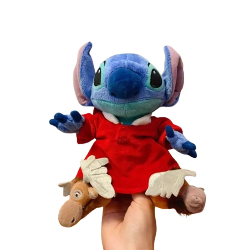 

Плюшевая игрушка со стежком, мультяшная каваи, Дисней, Рождественский Санта-Клаус, украшение из частиц, межзвездная детская обувь с оленями, стежка, подарок