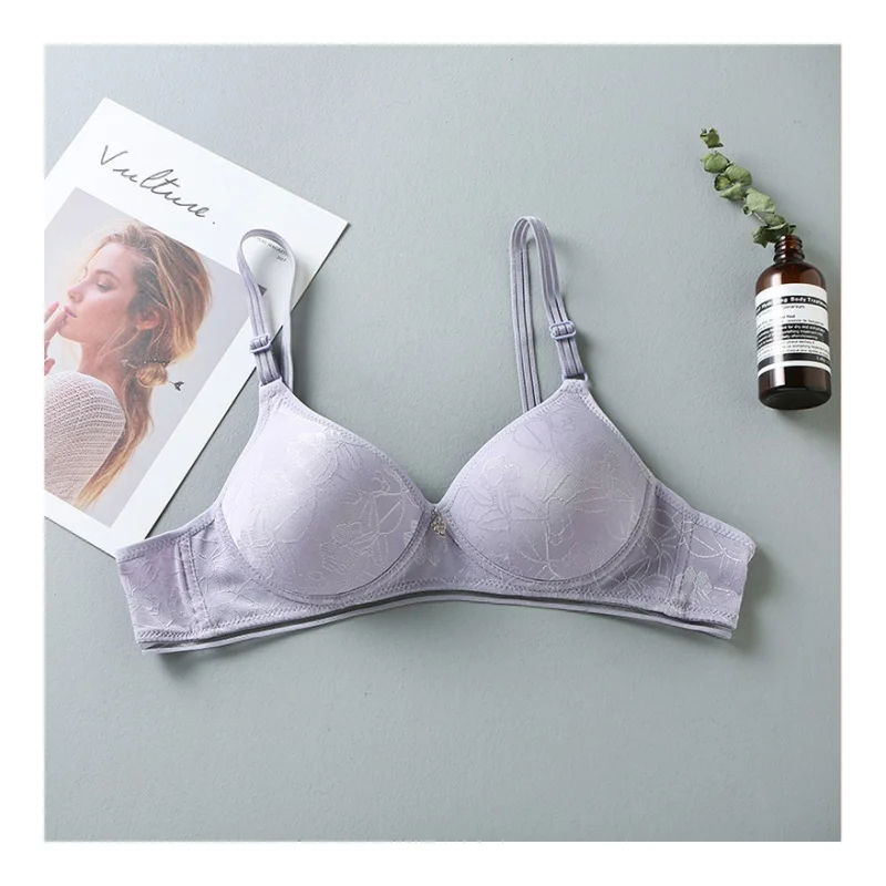 Women Bras Female Large Size Brassiere Women Thin Brassiere Ladies Bras Without Steel Ring Female Gathered Comfortable Underwear