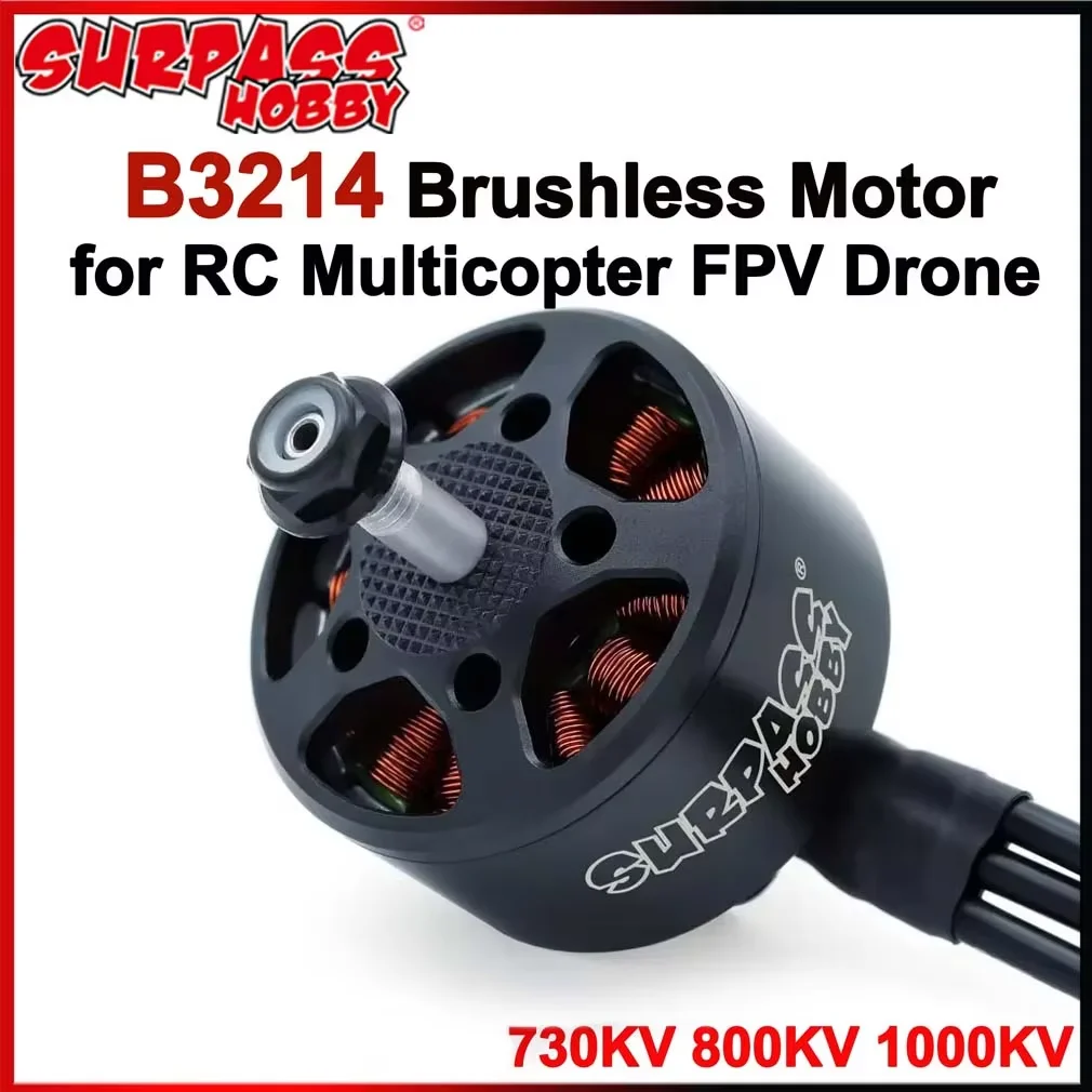 Overtref Hobby B3214 730KV 800KV 1000KV FPV Borstelloze Motor voor RC Racing Drone Mark4 9 inch 10 inch Frame Propeller Freestyle DIY