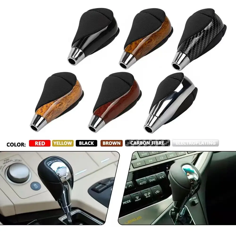 Car gear shift knob modification compatible with Toyota and Lexus models including ES300, GS300, IS250, and LS460.