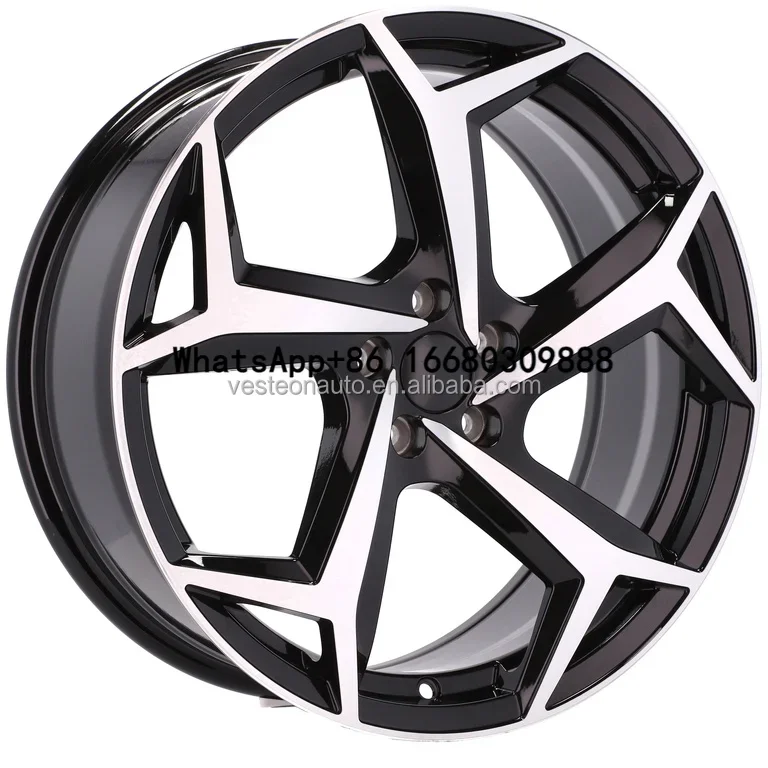 Passenger car wheels racing car alloy wheel 15 inch 4 hole 5 hole aluminium black chrome alloy wheels rims