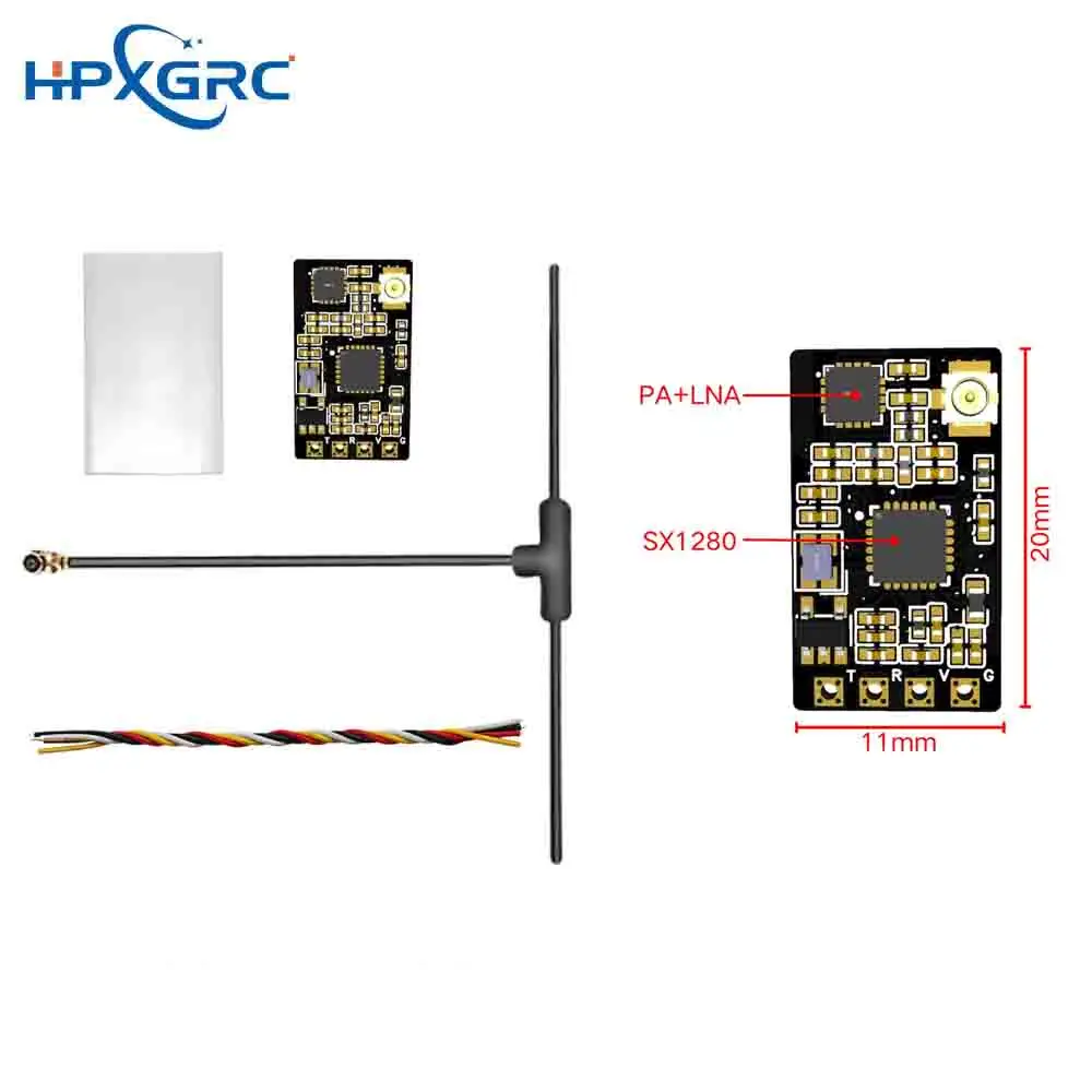 

HPXGRC 2.4G ExpressLRS ELRS Receiver for FPV Freestyle Long Range Drones DIY RC Accessories